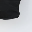 PRADA Shoulder Bag Nylon Black Silver Auth 162132-12