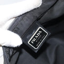 PRADA Shoulder Bag Nylon Black Silver Auth 162132-16