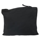 PRADA Shoulder Bag Nylon Black Silver Auth 162132-3