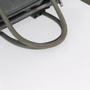 PRADA Hand Bag Safiano leather 2way Gray Silver Auth 162141-7