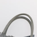 Salvatore Ferragamo Tote Bag Suede Blue Silver Auth 162145-8