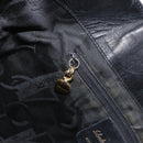 Salvatore Ferragamo Vala Tote Bag Canvas Black Gold Auth 162149-19