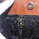 Salvatore Ferragamo Vala Tote Bag Leather Brown Gold Auth 162150-17