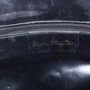 Salvatore Ferragamo Shoulder Bag Leather Red Gold Auth 162152-12