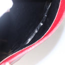 Salvatore Ferragamo Shoulder Bag Leather Red Gold Auth 162152-22