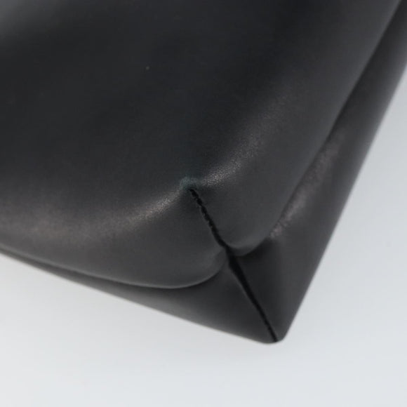 Salvatore Ferragamo Vala Shoulder Bag Leather Black Gold Auth 162154