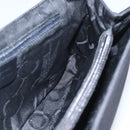 Salvatore Ferragamo Vala Shoulder Bag Nylon Black Silver Auth 162155-18