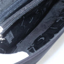 Salvatore Ferragamo Vala Shoulder Bag Nylon Black Silver Auth 162155-22
