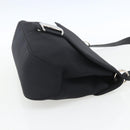 Salvatore Ferragamo Vala Shoulder Bag Nylon Black Silver Auth 162155-4
