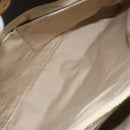 Chloe Irene Hand Bag Leather Black Gold Auth 162156-15
