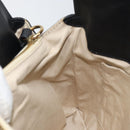 Chloe Irene Handtasche Leder Schwarz Gold Auth 162156-19