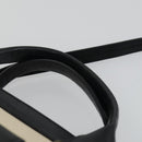 Chloe Alice Handtasche Leder 2-Wege Weiß Gold Auth 162157A-15