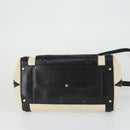 Chloe Alice Handtasche Leder 2-Wege Weiß Gold Auth 162157A-5