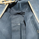 Chloe Alice Handtasche Leder 2-Wege Weiß Gold Auth 162157A-20