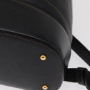 LOEWE Anton Backpack Leather Black Gold Auth 162164-17