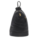 LOEWE Anton Backpack Leather Black Gold Auth 162164-13