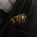 LOEWE Anton Backpack Leather Black Gold Auth 162164-21