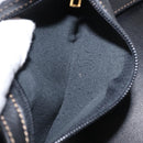 LOEWE Anton Backpack Leather Black Gold Auth 162164-22