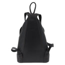 LOEWE Anton Backpack Leather Black Gold Auth 162164-2