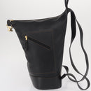LOEWE Anton Backpack Leather Black Gold Auth 162164-3