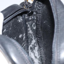 LOEWE Anagram Shoulder Bag Leather Black Gold Auth 162165-17