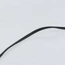 LOEWE Anagram Shoulder Bag Leather Black Gold Auth 162165-8