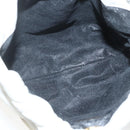 LOEWE Anagram Shoulder Bag Leather White Gold Auth 162166-11