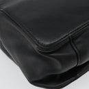 LOEWE Anagram Hand Bag Leather Black Gold Auth 162167-16