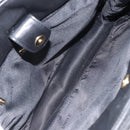 LOEWE Anagram Hand Bag Leather Black Gold Auth 162167-11