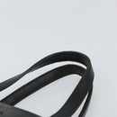 LOEWE Anagram Hand Bag Leather Black Gold Auth 162167-8