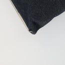 FENDI Shoulder Bag Denim Blue Silver Auth 162175-11