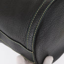 FENDI Hand Bag Leather Black Auth 162180-15