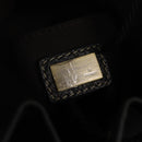 FENDI Hand Bag Leather Black Auth 162180-18