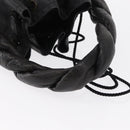 FENDI Hand Bag Leather Black Auth 162180-7