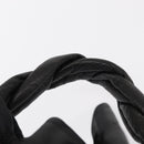 FENDI Hand Bag Leather Black Auth 162180-8