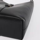 GUCCI Jackie Shoulder Bag Leather Black Silver 001 3875 Auth 162181-12