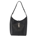 GUCCI Jackie Shoulder Bag Leather Black Silver 001 3875 Auth 162181-11