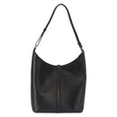 GUCCI Jackie Shoulder Bag Leather Black Silver 001 3875 Auth 162181-2