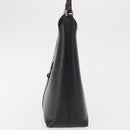 GUCCI Jackie Shoulder Bag Leather Black Silver 001 3875 Auth 162181-3