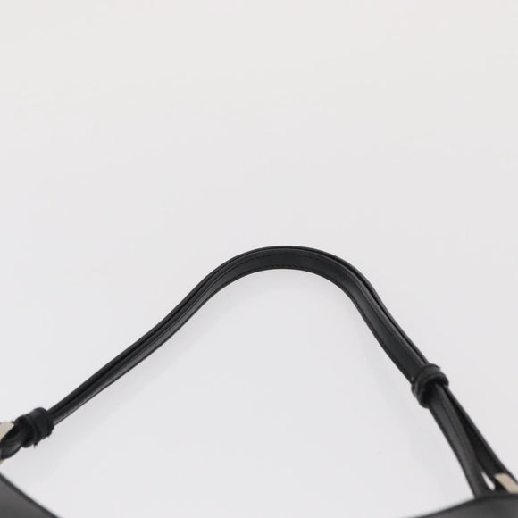 GUCCI Jackie Shoulder Bag Leather Black Silver 001 3875 Auth 162181