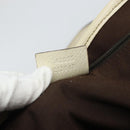 GUCCI GG Canvas Web Sherry Line Tote Bag Beige Gold 163805 Auth 162183-11