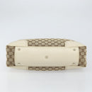 GUCCI GG Canvas Web Sherry Line Tote Bag Beige Gold 163805 Auth 162183-5