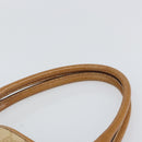 GUCCI GG Canvas Hand Bag Beige Silver 113015 Auth 162185-8