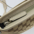 GUCCI GG Canvas Shoulder Bag Beige Gold 388924 Auth 162188-10