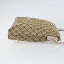 GUCCI GG Canvas Shoulder Bag Beige Gold 388924 Auth 162188-3