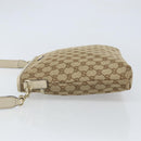 GUCCI GG Canvas Shoulder Bag Beige Gold 388924 Auth 162188-4