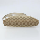 GUCCI GG Canvas Shoulder Bag Beige Gold 388924 Auth 162188-5