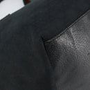 GUCCI GG Canvas Web Sherry Line Tote Bag Black Red 131230 Auth 162189-13