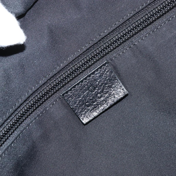 GUCCI GG Canvas Web Sherry Line Tote Bag Black Red 131230 Auth 162189