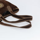 GUCCI Tote Bag Suede Brown Gold 98 29 002 4987 Auth 162191-7